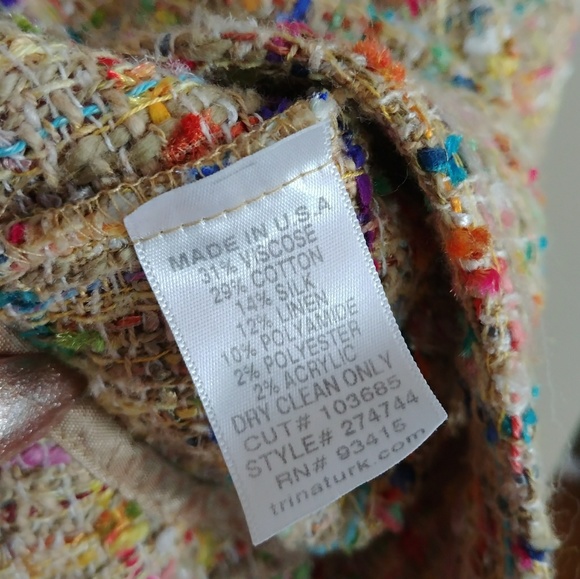 Trina Turk Tweed Shrug - Picture 4 of 5